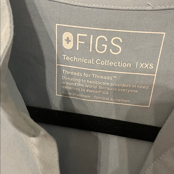 Figs Women's Soft Blue - Picture 2 of 4